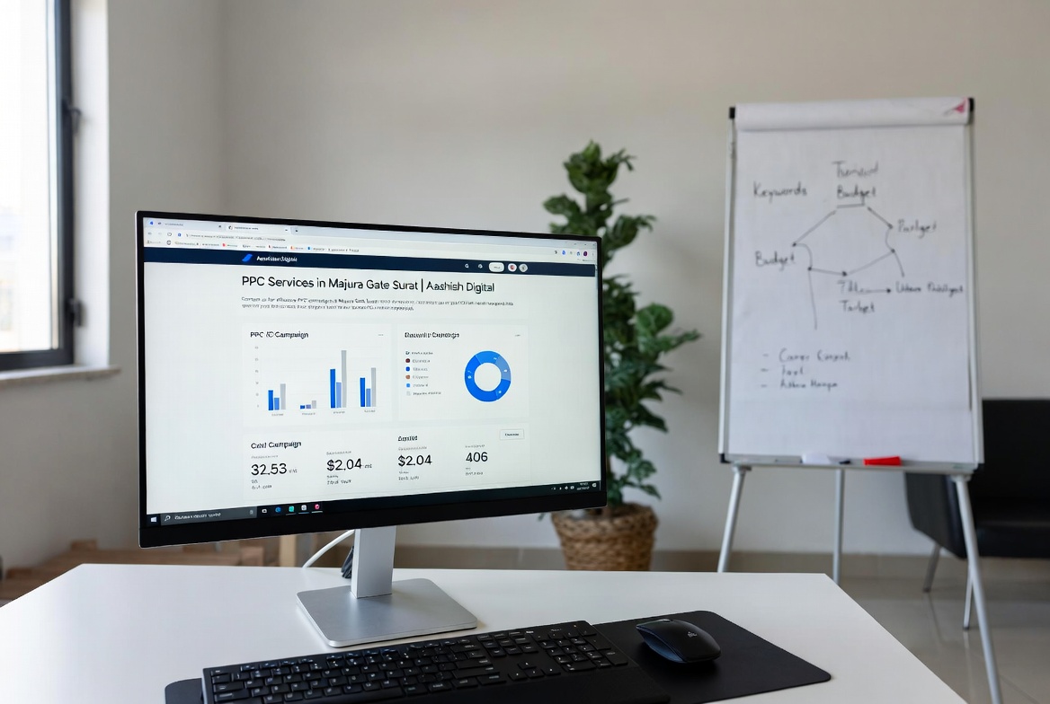 PPC Services in Majura Gate Surat | Aashish Digital