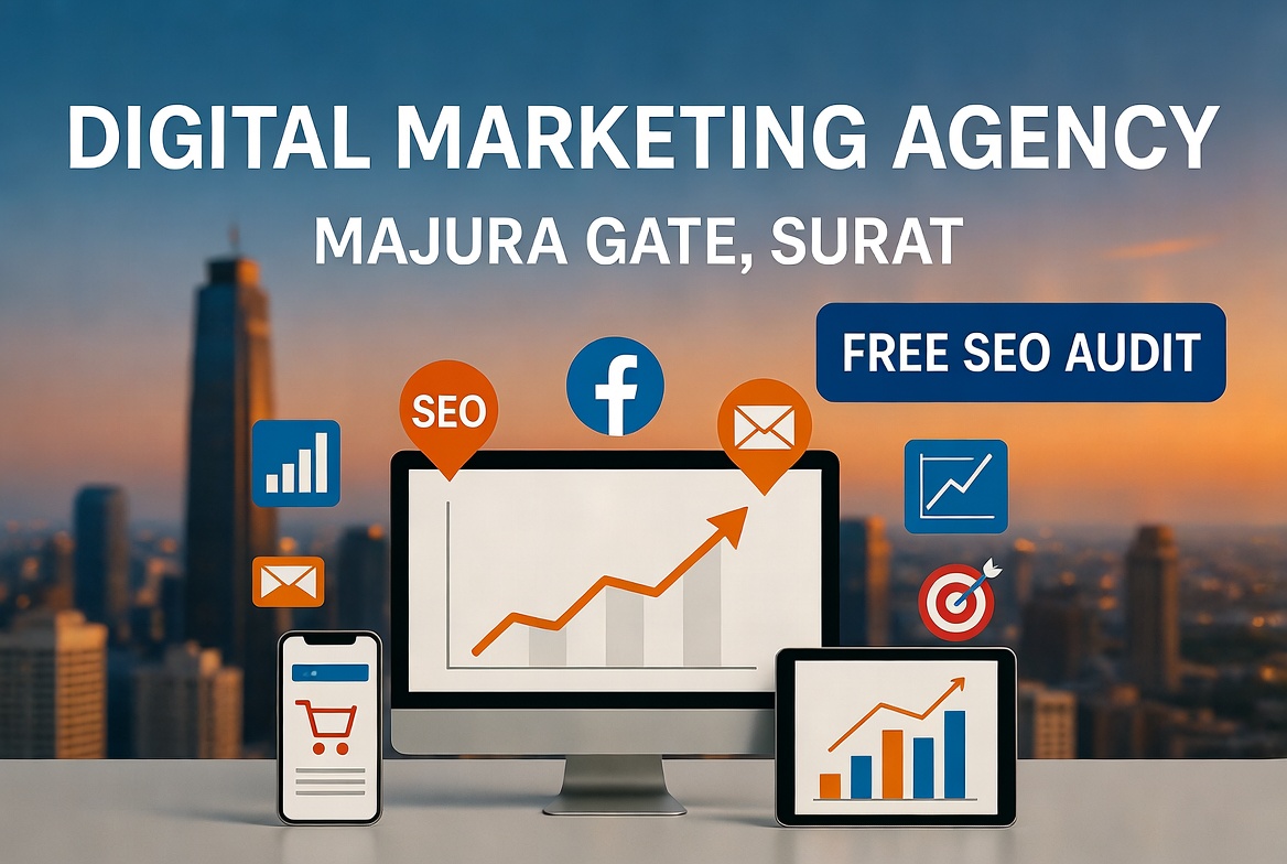 Digital Marketing Agency in Majura Gate, Surat | Free SEO Audit